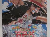 L'affiche du film « One Piece : Red » est accrochée au mur.