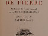 the front cover of a book with a drawing of a man on a horse