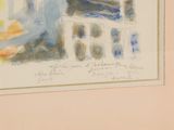 a picture of a painting of a man sitting in a chair