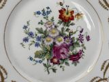 a plate with a bunch of flowers on it