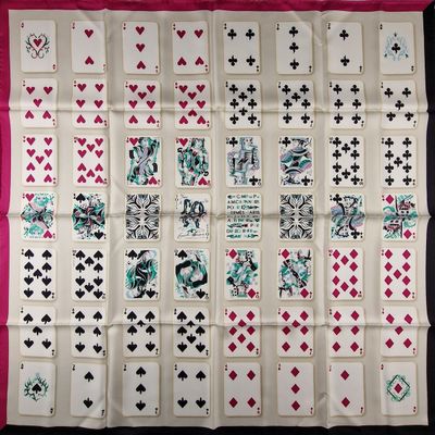 an image of a playing card game on a table