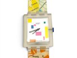 a watch that has a map on the front of it