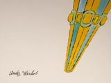 a drawing of a surfboard with the word surf written on it