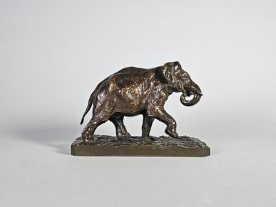 Christophe FRATIN (1801-1864) Eléphant courant.