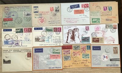 many different types of stamps on this piece of paper