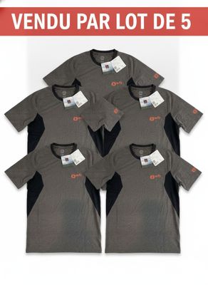 T-shirts à manches courtes pour homme, avec un logo sur la poitrine