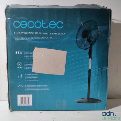une image représentant une boîte sur laquelle est posé un ventilateur