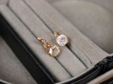 une paire de boucles d'oreilles rangées dans un étui