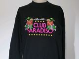 Sweat-shirt vintage du Club Paradiso datant des années 80