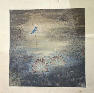 CHINE, 1ère moitié du XXe Rouleau représentant des volatiles… - Photo 1