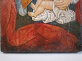 an image of a painting of a woman holding a baby