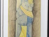 an image of a drawing of a woman holding a baby