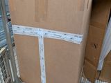 a cart with a large box on top of it