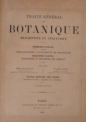 an old book with a black and white title on it