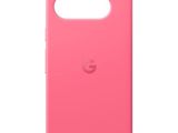 the back of a pink samsung s10 phone case