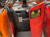 many different types of forklifts in a warehouse