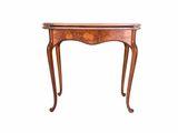 an image of a wooden table with a drawer on top of it