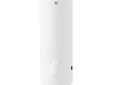 un chauffe-eau blanc sur fond blanc