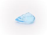 a blue topazte gems on a white background