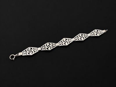 Bracelet en argent 800 millièmes poinçon Crabe constitué de …