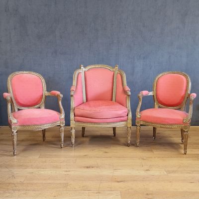three chairs with pink upholstered upholstered upholstered upholstered upholstered upholstered upholstered upholstered