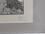 a picture of a picture of an elephant in the woods