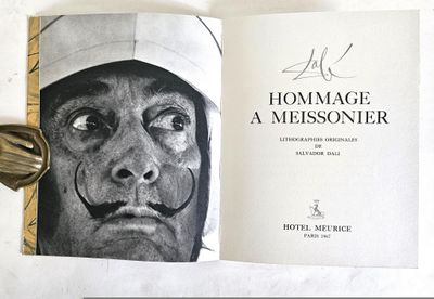 Salvador DALI / « Manifeste en Hommage à Meissonier », impri…