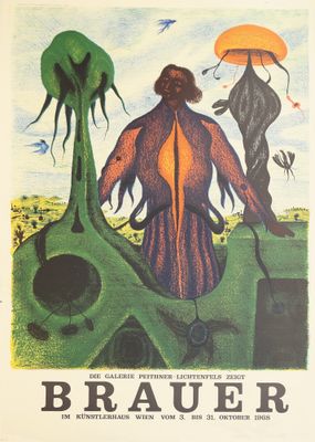 une image d'une peinture représentant un homme et une femme dans un champ