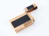 a close up of two lighters on a white surface