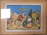 painting of a man on a horse with a sword and a man on a horse with a sword and a man on a horse with a sword and a man on