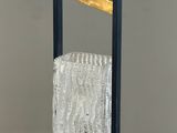 a ladder that has a towel rack on top of it