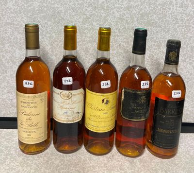 plusieurs bouteilles de vin sont alignées sur un comptoir