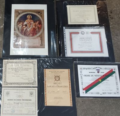 Lot de documents décernés à Messieurs BOOTZ Robert et BOOTZ …