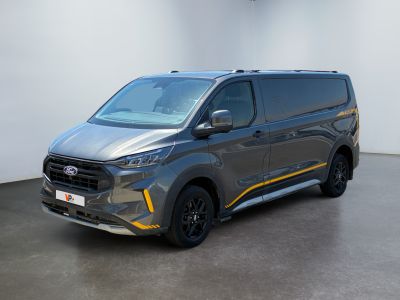 2020 ford transit van in a room with a white wall