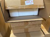 a stack of boxes that are stacked on top of each other