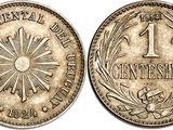an old coin with the number one on it