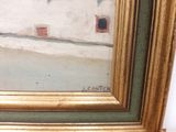 a picture of a painting on the wall of a house