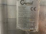 a metal sign on the side of a metal door
