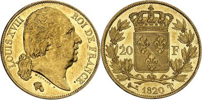 a gold sovereign coin with a crown on it