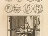 une image représentant un dessin d'une baignoire dans laquelle se trouvent un homme et une femme