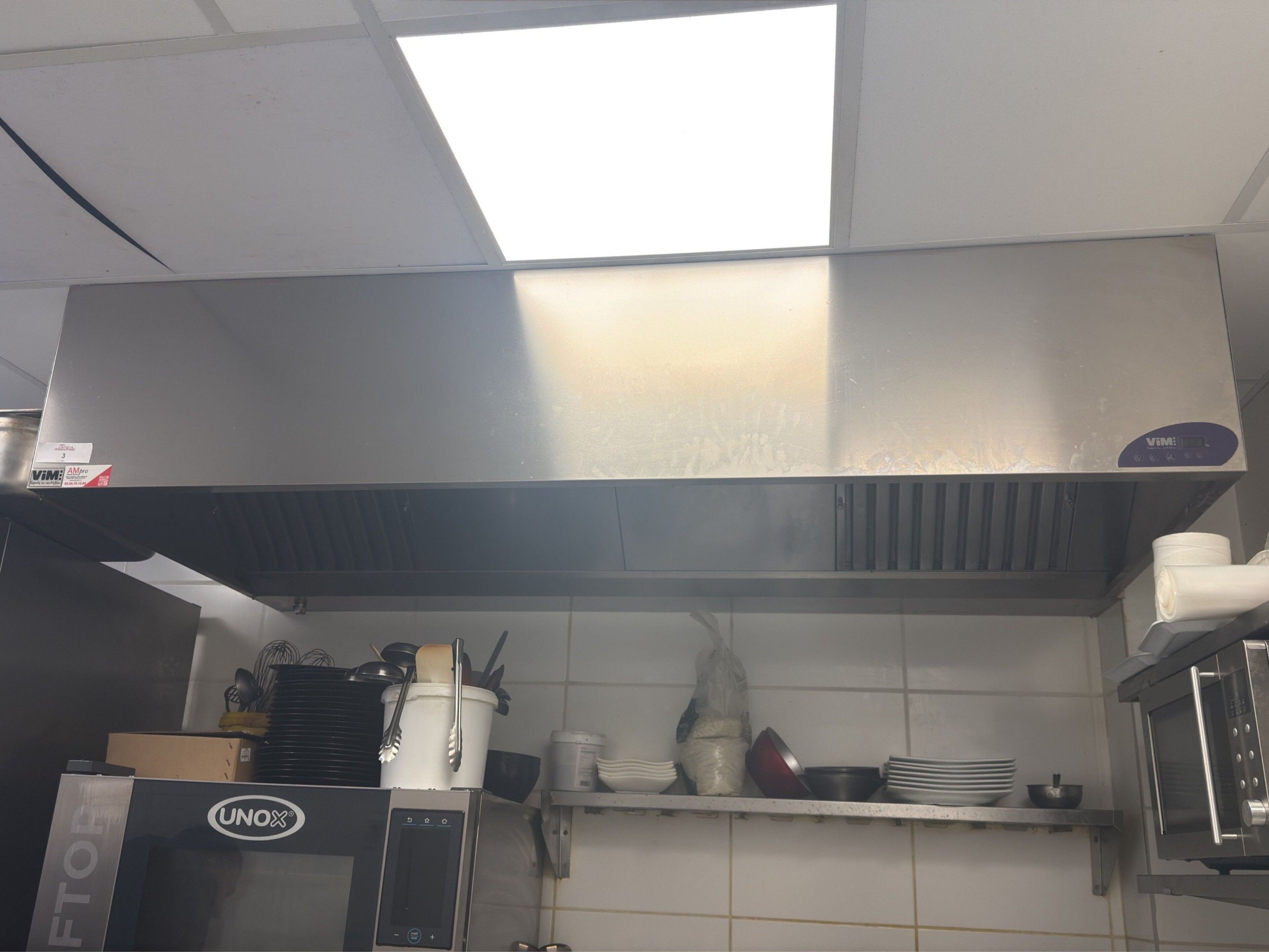 Hotte aspirante professionnelle murale en acier inoxydable, …