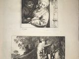un vieux livre contenant deux photos d'une femme et d'un homme