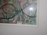 a picture of a painting on the wall of a room