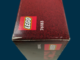 a red box that has a lego logo on it