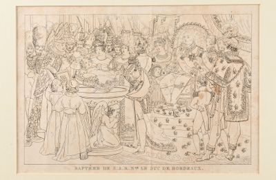Baptême de S.A.R. Mr le duc de Bordeaux