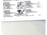 a picture of a document with some writing on it