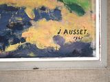 a picture of a painting on the wall of a house