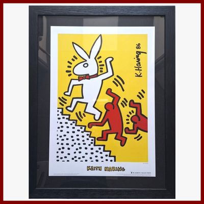 HARING Keith (d'après) : Bunny on the move 87.