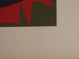 a picture of a painting on the wall of a room