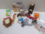 a table with a bunch of items on top of it